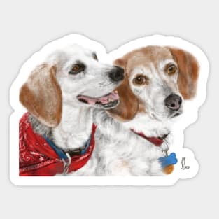 Best Friend Pooches Sticker